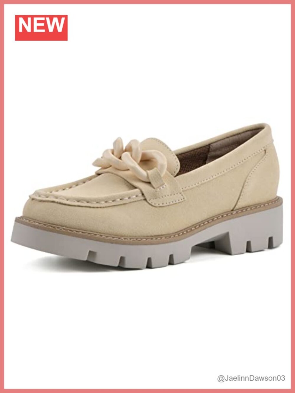 Chunky Lug Sole Loafer with Cushioned Insole